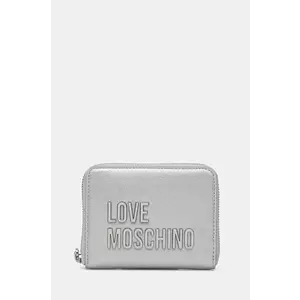 Love Moschino portofel femei, culoarea argintiu, JC5613PP1 imagine