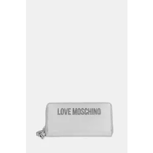 Love Moschino portofel femei, culoarea argintiu, JC5620PP1 imagine