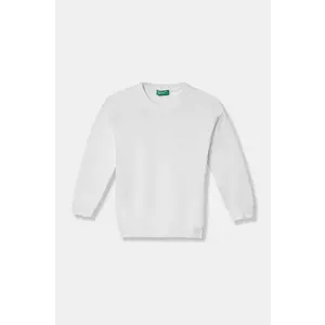 United Colors of Benetton pulover copii culoarea alb, light, 1098G100U imagine