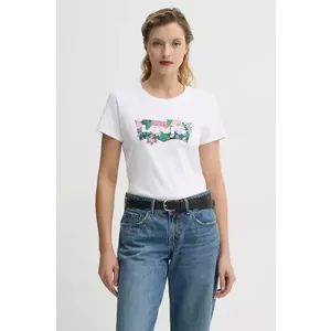 Levi's tricou din bumbac THE PERFECT TEE femei, culoarea alb, 17369 imagine