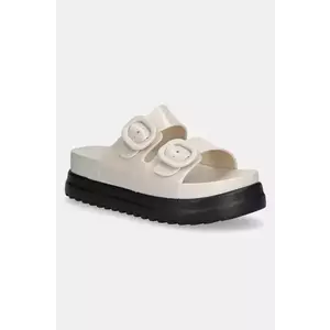 Melissa papuci COZY PLATFORM femei, culoarea bej, cu platforma, M 36158 imagine