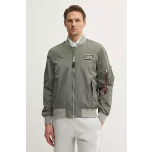 Alpha Industries geaca bomber MA-1 TTC culoarea verde, de tranzitie, 126101 imagine