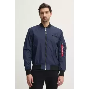 Alpha Industries geaca bomber MA-1 TTC culoarea albastru marin, de tranzitie, 126101 imagine