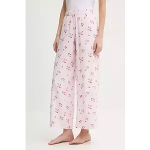 Hollister Co. pantaloni de pijama femei, culoarea roz, KI346-5037 imagine