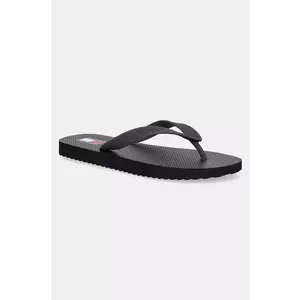 Tommy Jeans slapi BEACH SANDAL barbati, culoarea negru, EM0EM01560 imagine