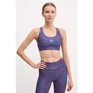 adidas by Stella McCartney sutien sport TruePurpose culoarea albastru marin, modelator, JI5242 imagine