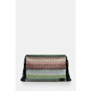 Missoni poseta Clutch Fringes culoarea negru, MI10064F imagine