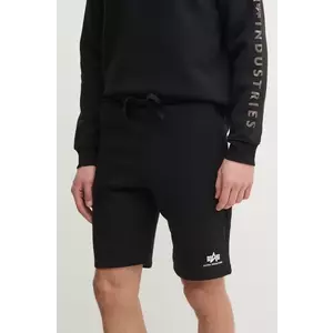 Alpha Industries pantaloni scurti barbati, culoarea negru, 156367 imagine