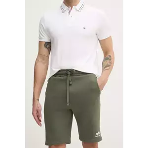 Alpha Industries pantaloni scurti barbati, culoarea verde, 156367 imagine