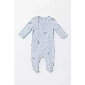 United Colors of Benetton salopete din bumbac pentru bebelusi 3PWB0T02D imagine