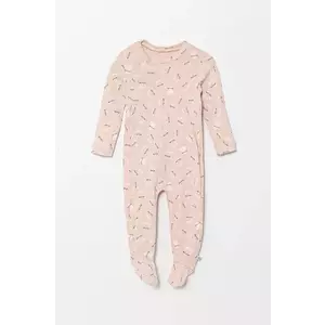 United Colors of Benetton salopete din bumbac pentru bebelusi 3PWB0T02D imagine