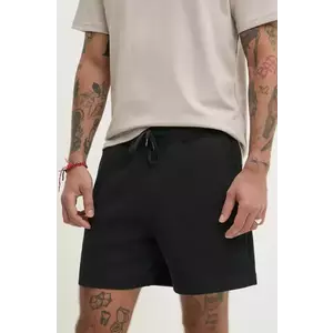 Hollister Co. pantaloni scurti barbati, culoarea negru, KI328-5057 imagine