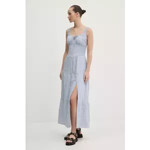 Hollister Co. rochie din bumbac maxi, evazati, KI359-5069 imagine