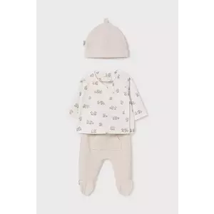 Mayoral Newborn compleu bebe culoarea bej, 9906 imagine