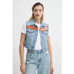 Levi's vesta EMBROIDERED XS VEST femei, de tranzitie, 002A7 imagine