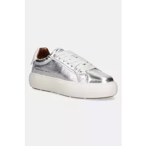 Alexander Smith sneakers din piele Soho femei, culoarea argintiu, ASBBSOW3565VWT imagine