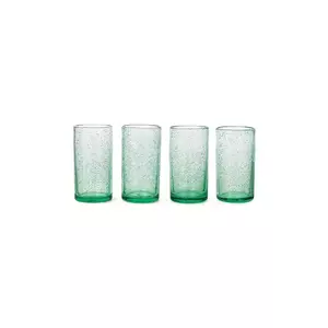 ferm LIVING sticlă Oli Water Glass culoarea verde imagine