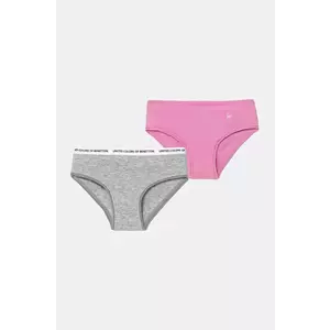 United Colors of Benetton chiloti copii 2-pack culoarea violet, 3MC10S1BF imagine