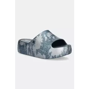 Melissa papuci FREE PLATFORM SLIDE DENIM femei, cu platforma, M 36149 imagine