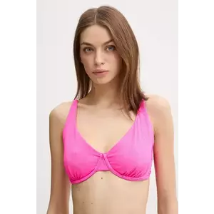 Hollister Co. sutien de baie culoarea roz, cupa moale, KI311-5052 imagine