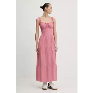 Hollister Co. rochie culoarea rosu, maxi, evazati, KI359-5014 imagine