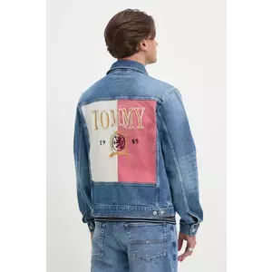 Tommy Jeans geaca jeans barbati, de tranzitie, DM0DM21860 imagine