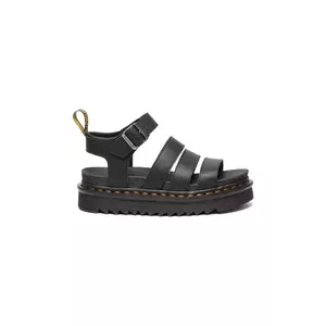 Dr. Martens sandale de piele Blaire femei, culoarea negru, cu platforma, DM31520001 imagine