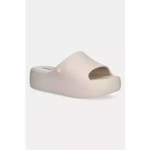 Melissa papuci MELISSA FREE PLATFORM SLIDE AD femei, culoarea bej, cu platforma, M 35859.AS384 imagine