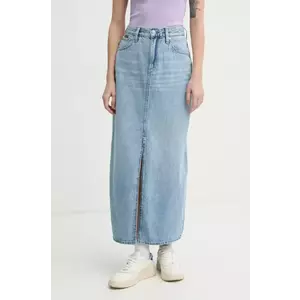 G-Star Raw fusta jeans maxi, drept imagine