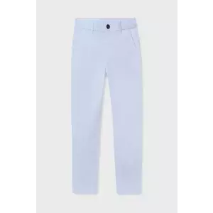 Mayoral pantaloni copii culoarea alb, neted, 530 imagine