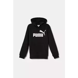 Puma bluza copii ESS No. 1 Logo Hoodie TR culoarea negru, cu glugă, cu imprimeu, 684909 imagine