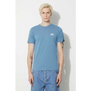 Alpha Industries tricou din bumbac Basic T Small Logo bărbați, uni 188505.538 imagine
