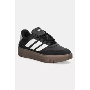 adidas pantofi Courtblock Bold femei, culoarea negru, JP9640 imagine