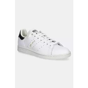 adidas Originals sneakers din piele Stan Smith barbati, culoarea alb, JH7429 imagine