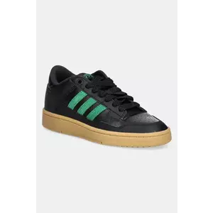 adidas Originals sneakers pentru copii RAPID COURT LOW culoarea negru, JR3179 imagine