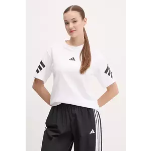 adidas tricou din bumbac Future Icons femei, culoarea alb, JE0238 imagine