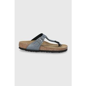 Birkenstock Șlapi Gizeh femei, culoarea gri, cu toc plat imagine