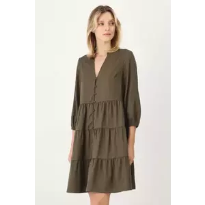 Medicine rochie culoarea verde, mini, oversize imagine