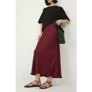 Medicine fusta culoarea bordo, maxi, evazati imagine