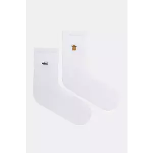 Medicine sosete 2-pack culoarea alb imagine