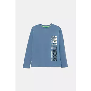 United Colors of Benetton longsleeve din bumbac pentru copii cu imprimeu, 35RYC10O9 imagine