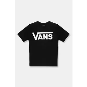 Vans tricou de bumbac pentru copii CLASSIC culoarea negru, cu imprimeu, VN0A3W76BLK1 imagine