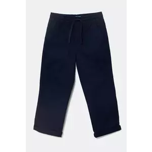 United Colors of Benetton pantaloni copii culoarea albastru marin, neted, 4T48CF03T imagine