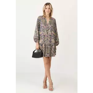 Rochie mini cu model paisley imagine