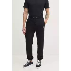 Alpha Industries pantaloni de trening barbati, culoarea negru, cu imprimeu, 156370 imagine