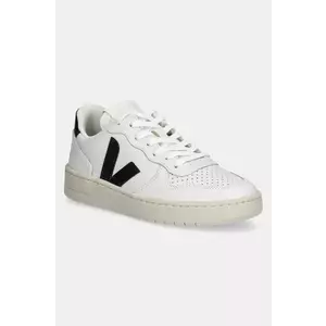 Veja pantofi VI0220738A V-10 LEATHER femei, culoarea alb, VI0220738A imagine