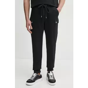 Michael Kors pantaloni de trening barbati, culoarea negru, neted, CF452BO5MF imagine