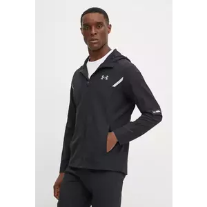 Under Armour jacheta de antrenament Vanish culoarea negru, de tranzitie, 1389255 imagine