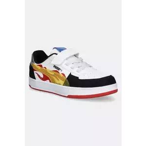 Puma sneakers pentru copii Caven 2.0 Hot Wheels AC+ culoarea alb, 401404 imagine