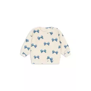 Konges Sløjd bluza copii ITTY SWEAT SHIRT GOTS culoarea bej, cu imprimeu, KS102598 imagine